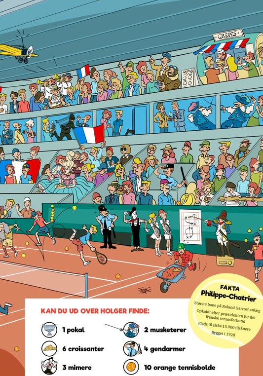 Signeret Grand Slam findebog - Hvor er Holger Rune i en verden fuld af tennis ? (Danish), limited