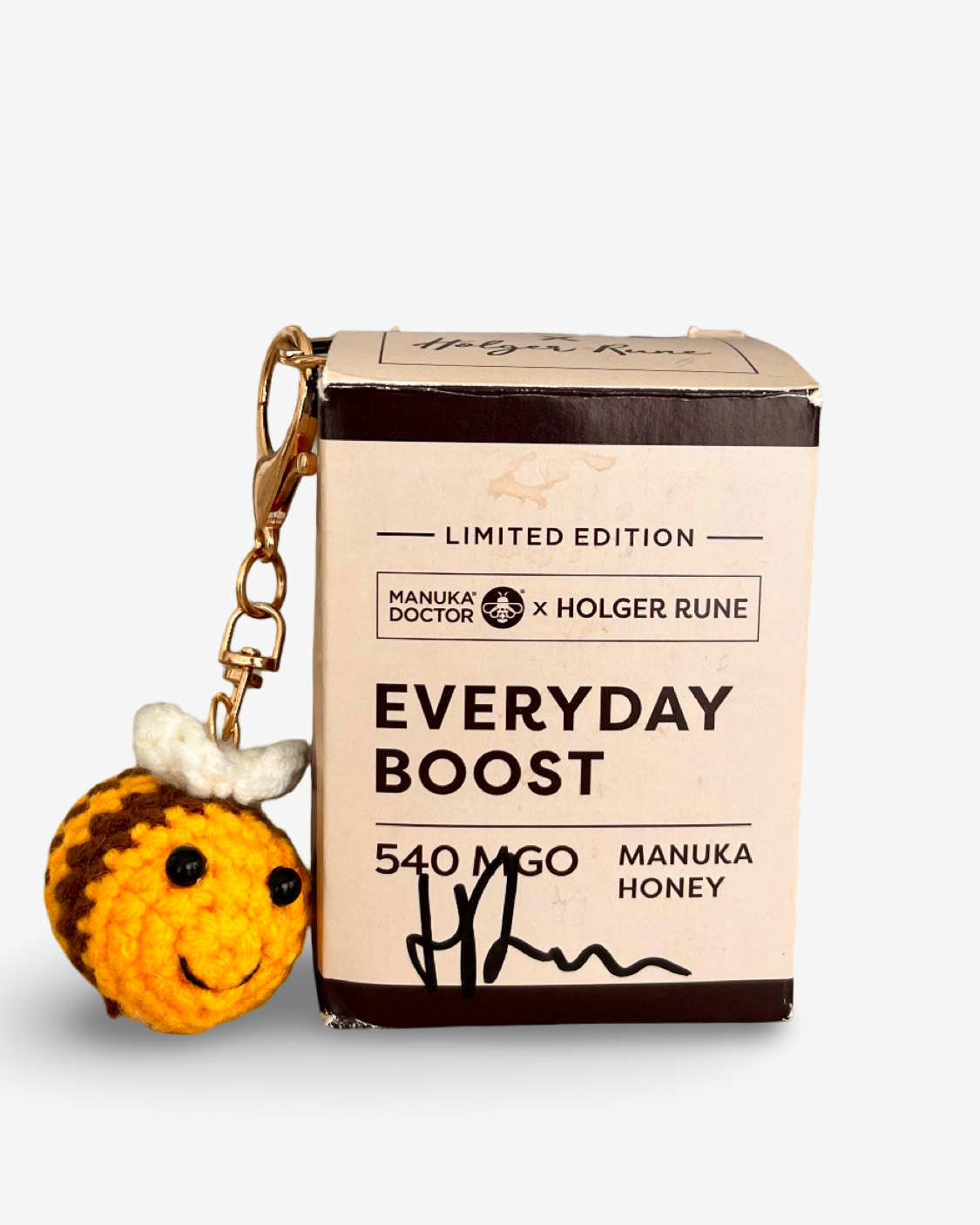 Manuka honey MGO 540, by Holger Rune x Hvnr Health. Limited edition 🐝 signed