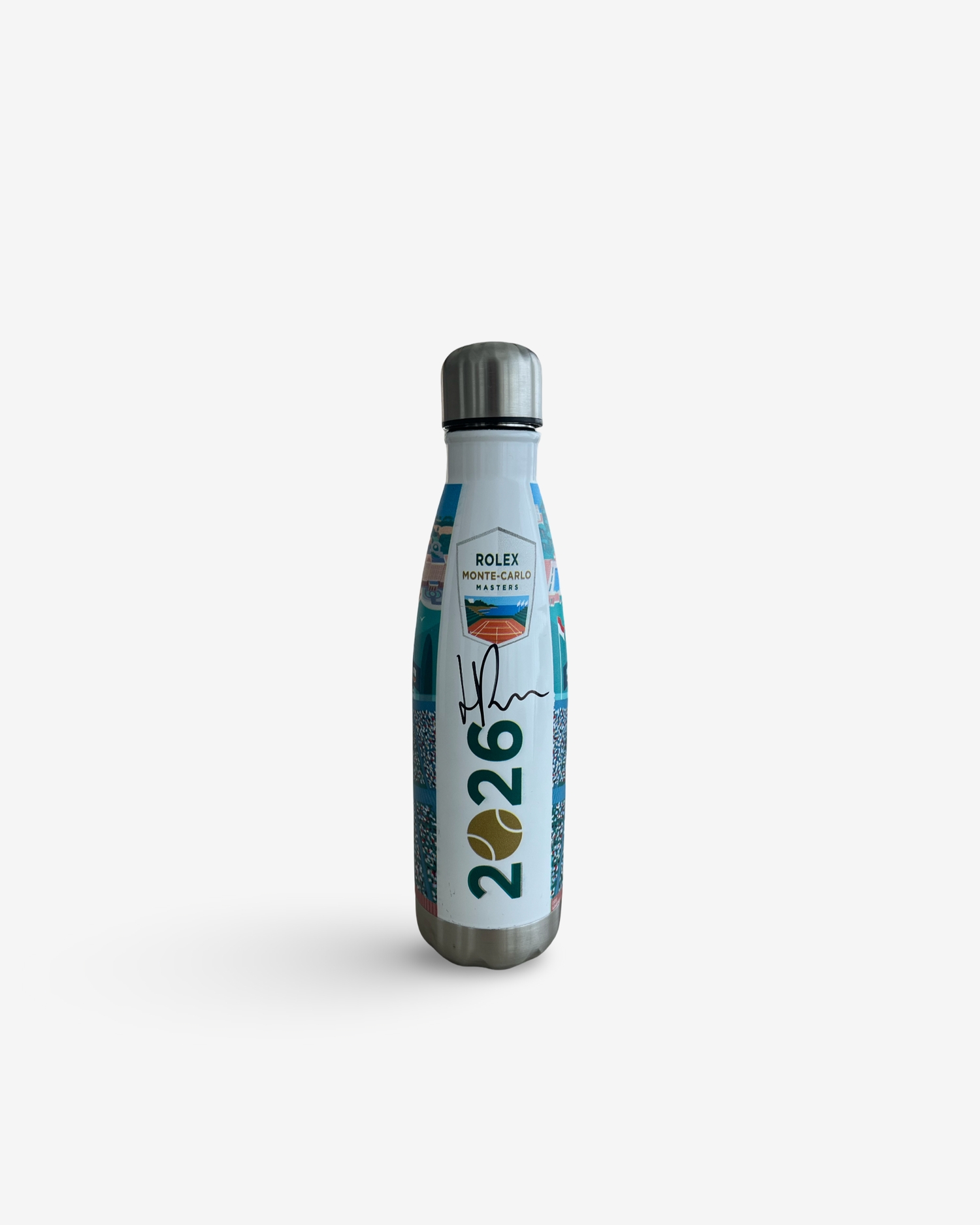 Drink bottle Monte Carlo masters, signed