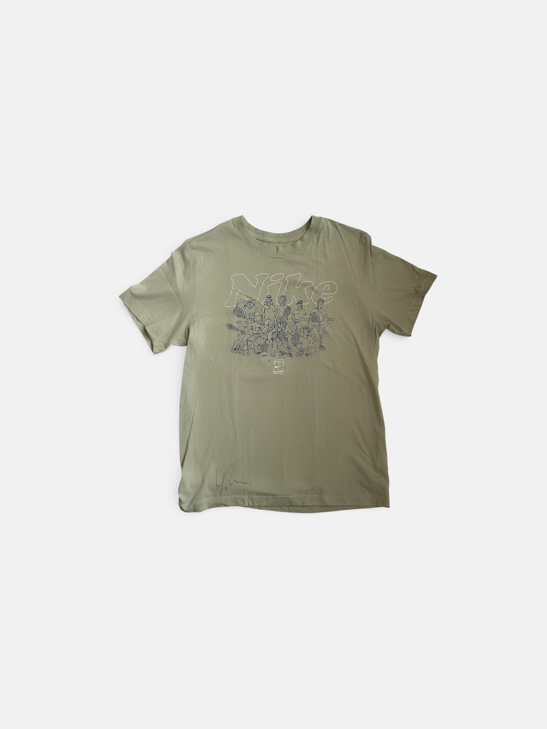 Signed Wimbledon practice shirt