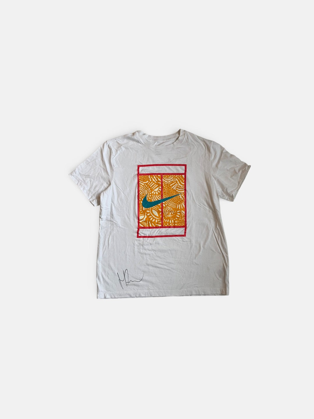 Signed classic Nike court practice shirt