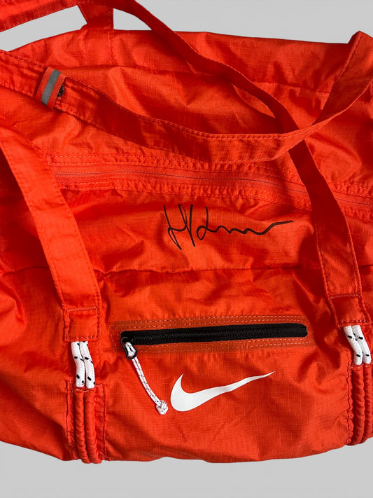 Signed orange Monaco/Nike bag