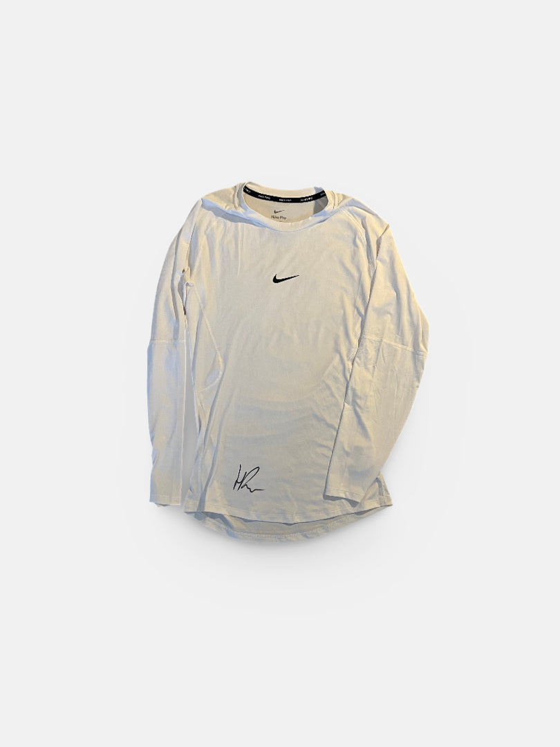 Signed long sleeve practice shirt, slim