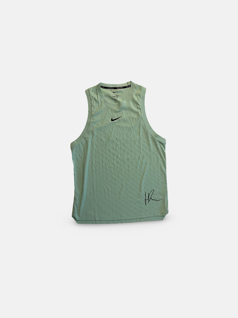 Signed match shirt, sleeveless,mint green #1