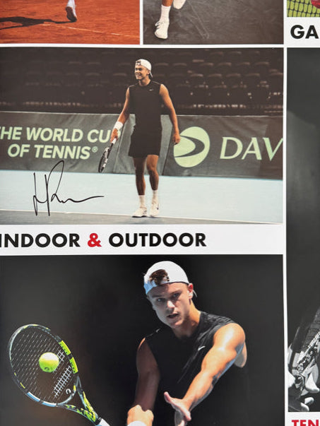 Signed tennis Poster - Game, Set and Match