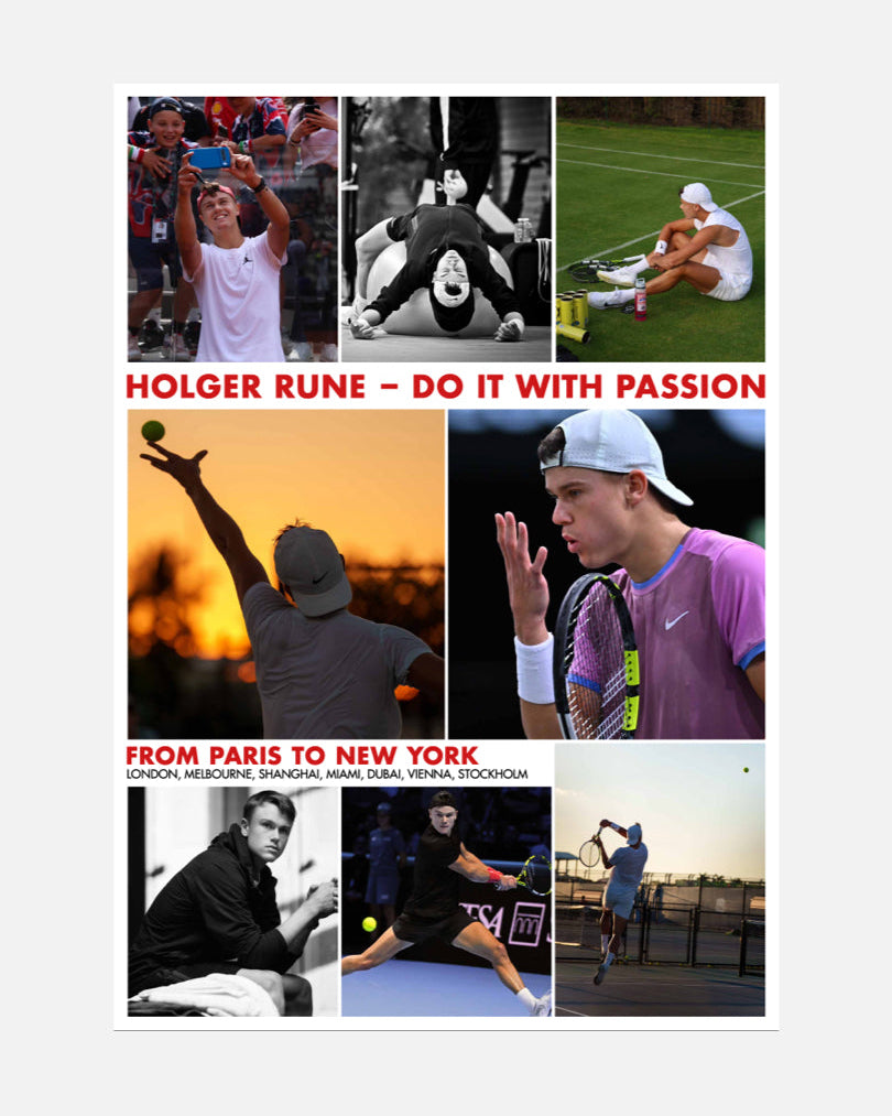 Tennis Poster - Do it with Passion