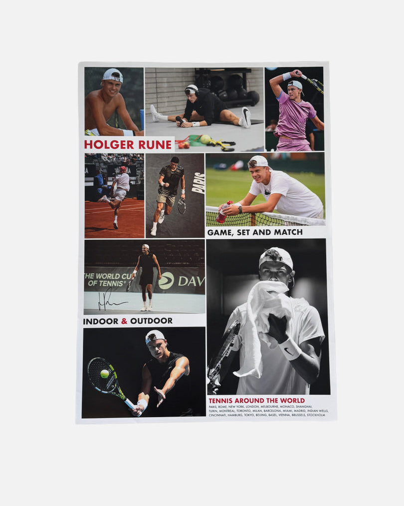Signed tennis Poster - Game, Set and Match
