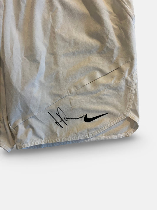 Signed practice Shorts, white #2