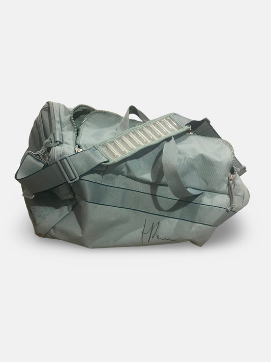 Signed Bag, mint green, used at Nitto Atp Finals