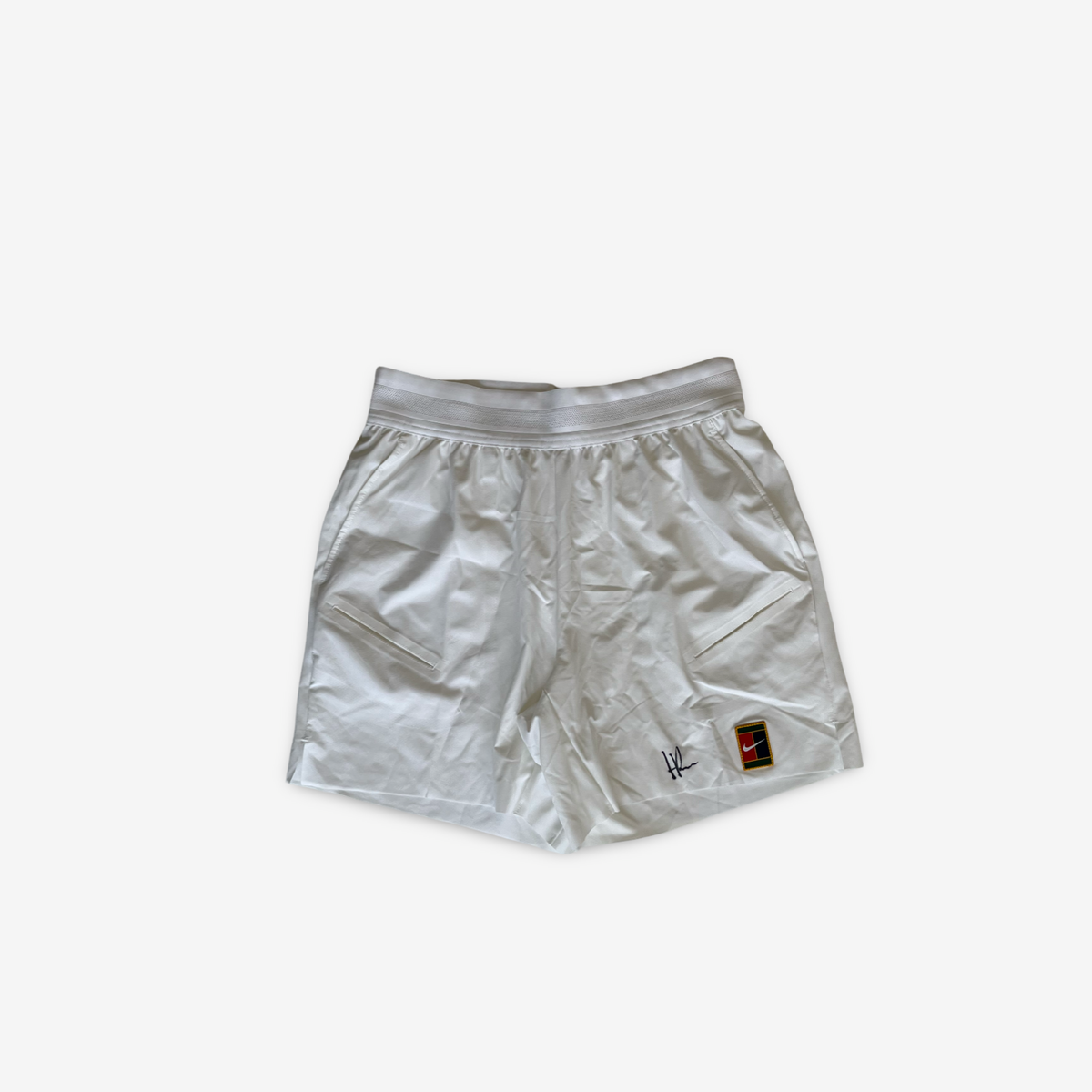 Wimby White shorts🌱 , signed and used