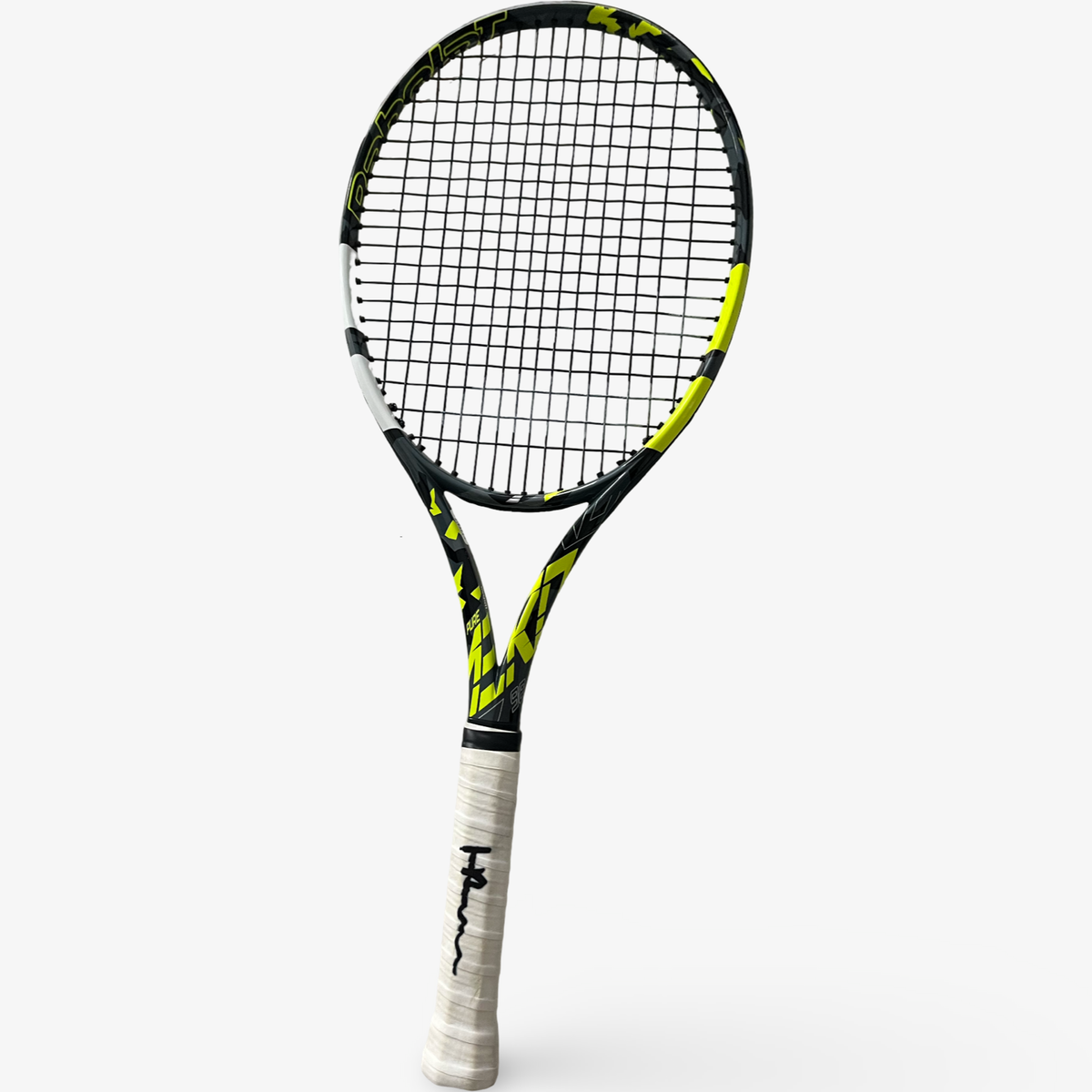 Barcelona final match used racket, signed