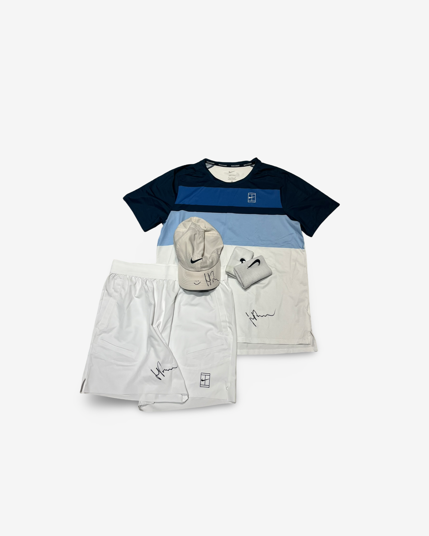 Signed and match worn. Indian Wells complete match outfit
