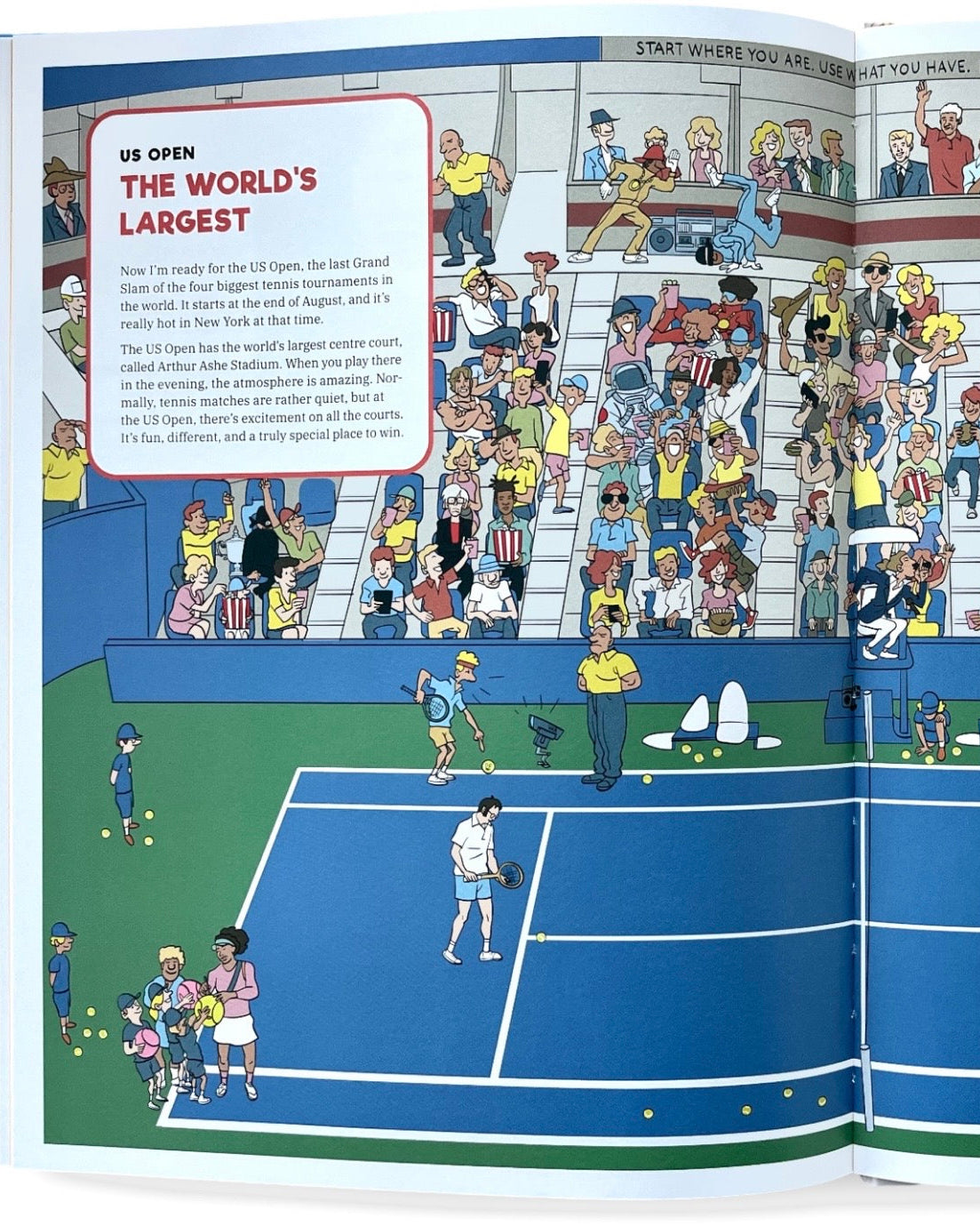 Grand Slam tennis search and find book - “Where is Holger Rune”. Limited, (English edition) signed