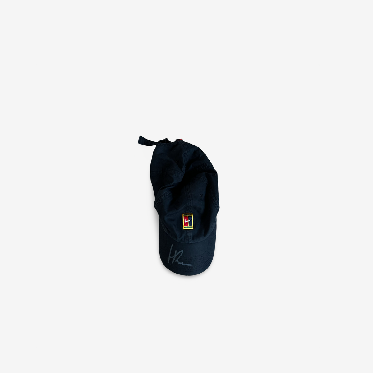 Black off court Cotten cap, signed