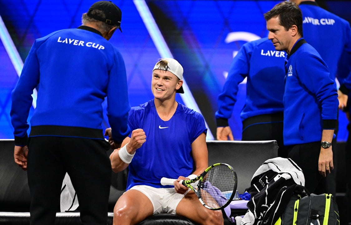 Signed match towel, LAVER Cup 2025 #1