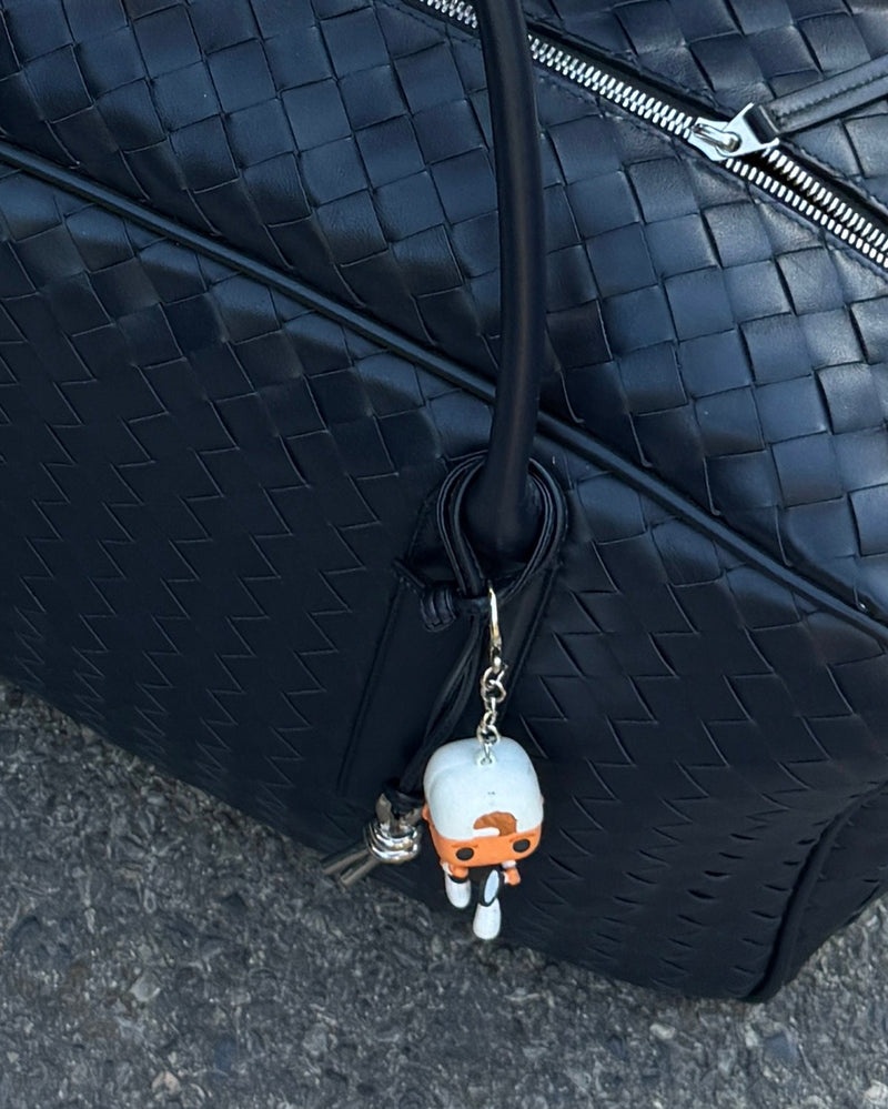 Tennis Keychain - Bag charm. Tennis figurine and tennisball, HR pop collection