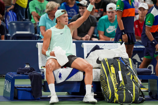 Signed and match used tennis bag