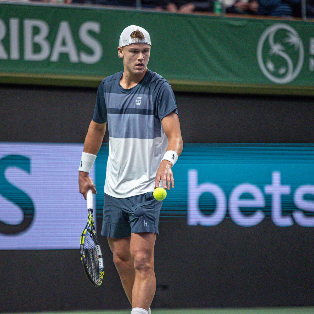 Signed Match Shirt White/dusty blue