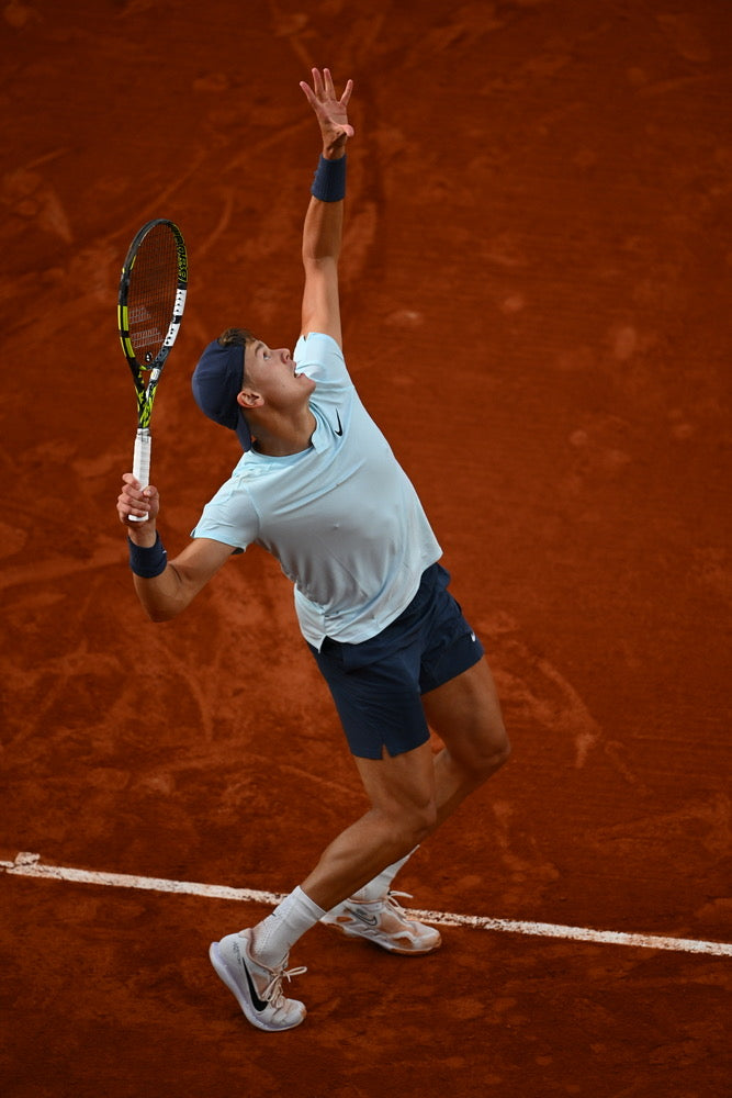 Signed and match worn at Roland Garros complete match outfit