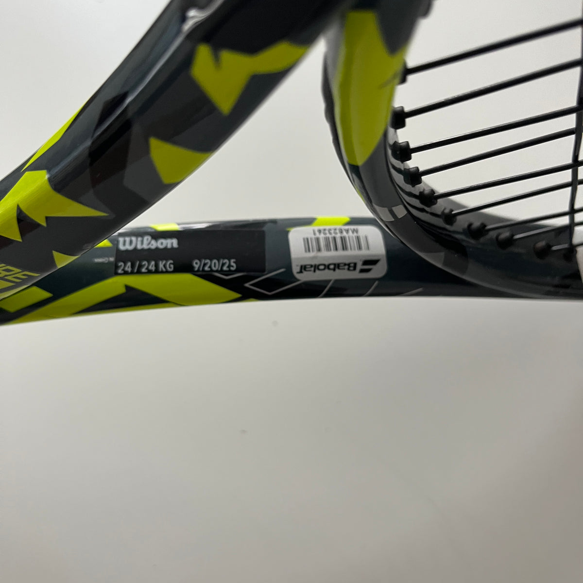 Barcelona final match used racket, signed