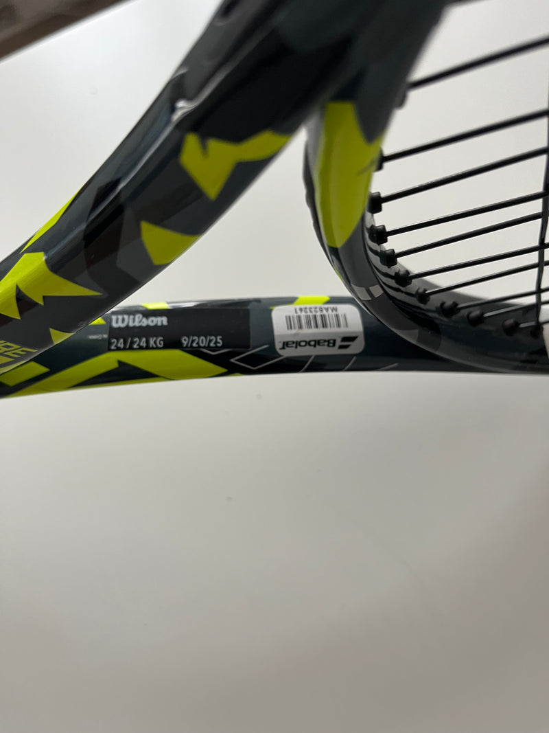 Barcelona final match used racket, signed