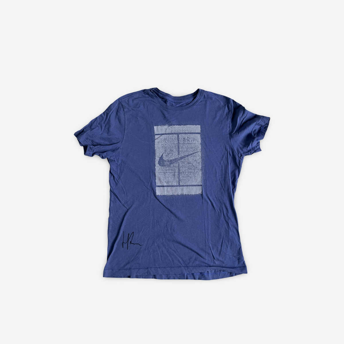 Purple practice shirt, signed