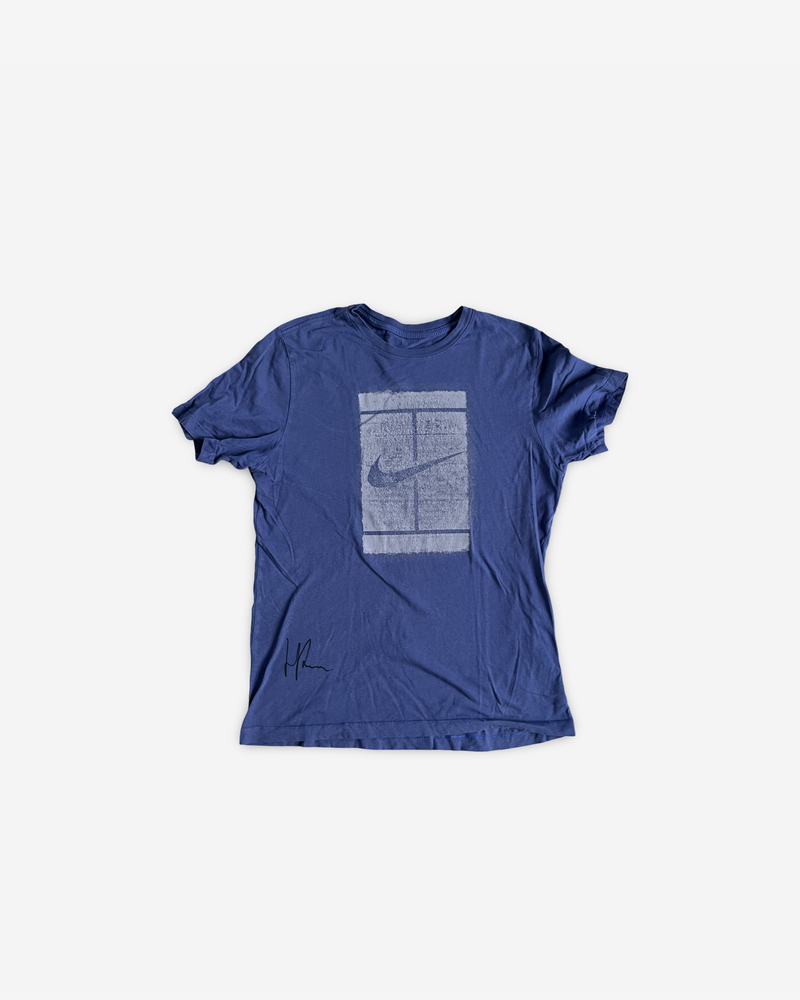 Purple practice shirt, signed