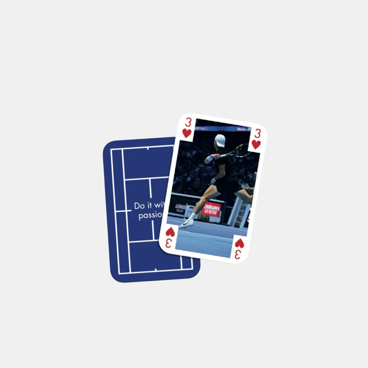 One signed used wristband, burgundy and card game