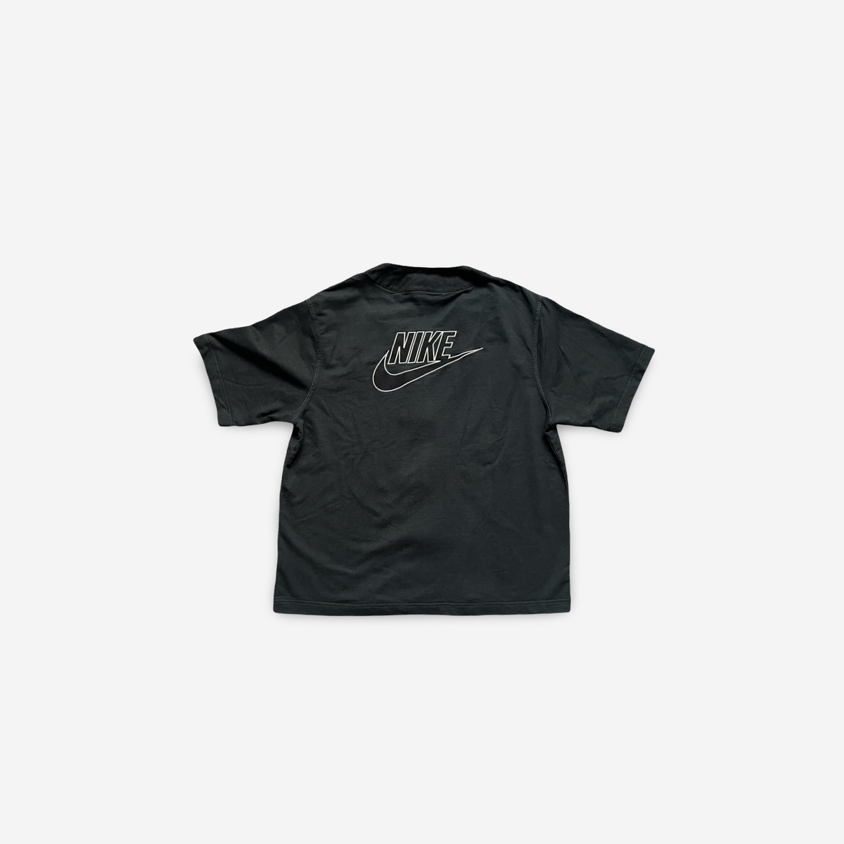 Black top with logo in the back , signed