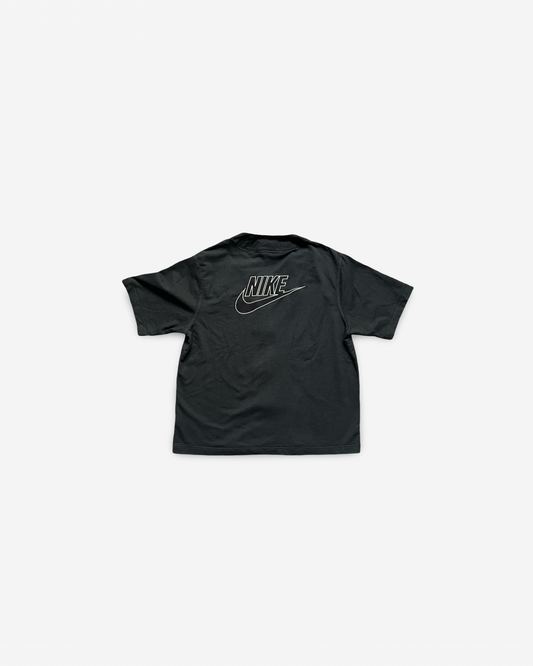 Black top with logo in the back , signed