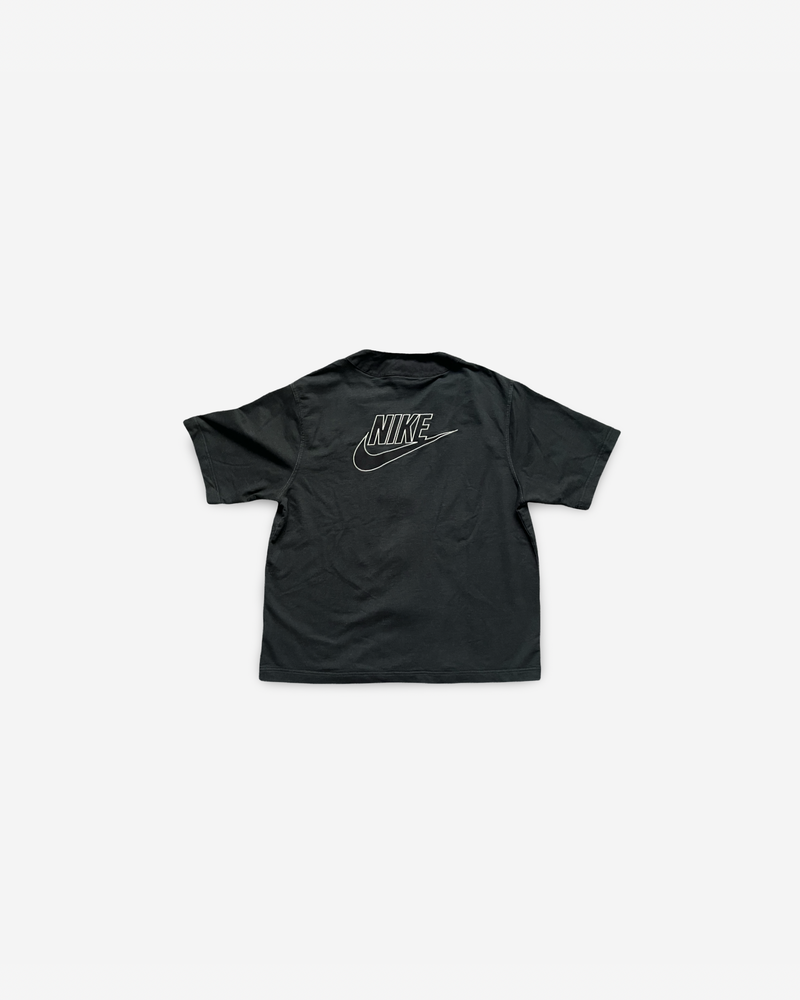 Black top with logo in the back , signed