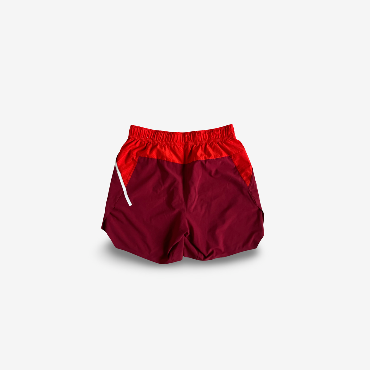 2 coloured match and practice shorts, signed
