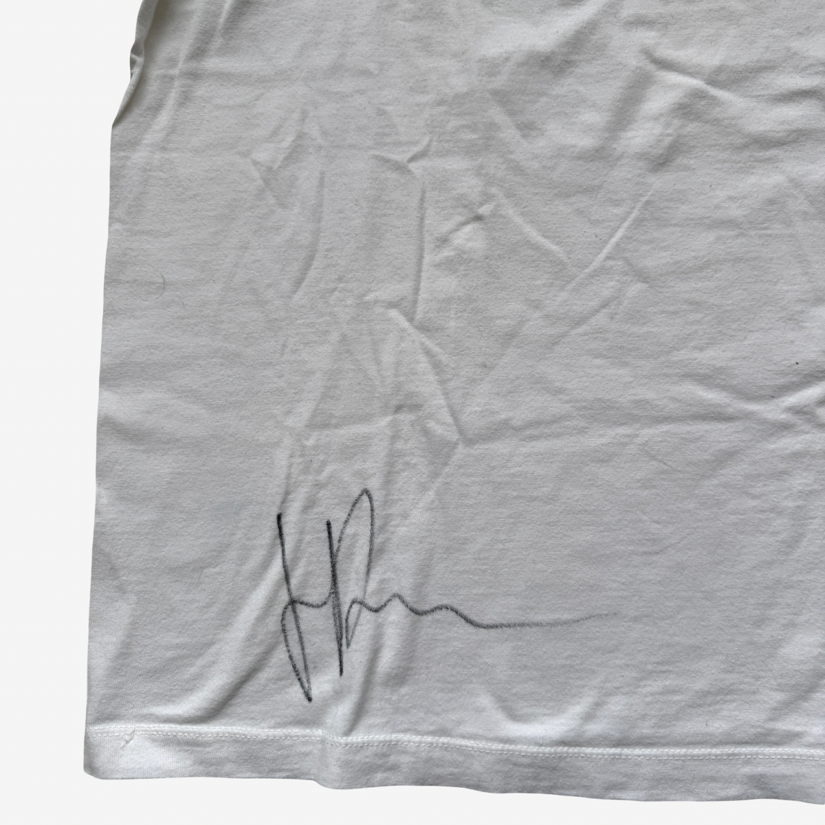 Signed and very used happy practice T-shirt