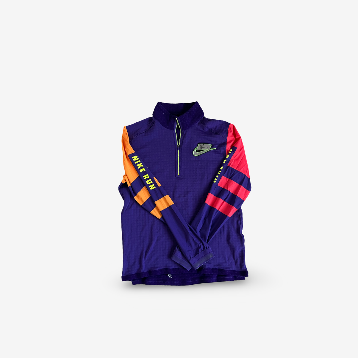 Multicoloured practice and off court top, signed