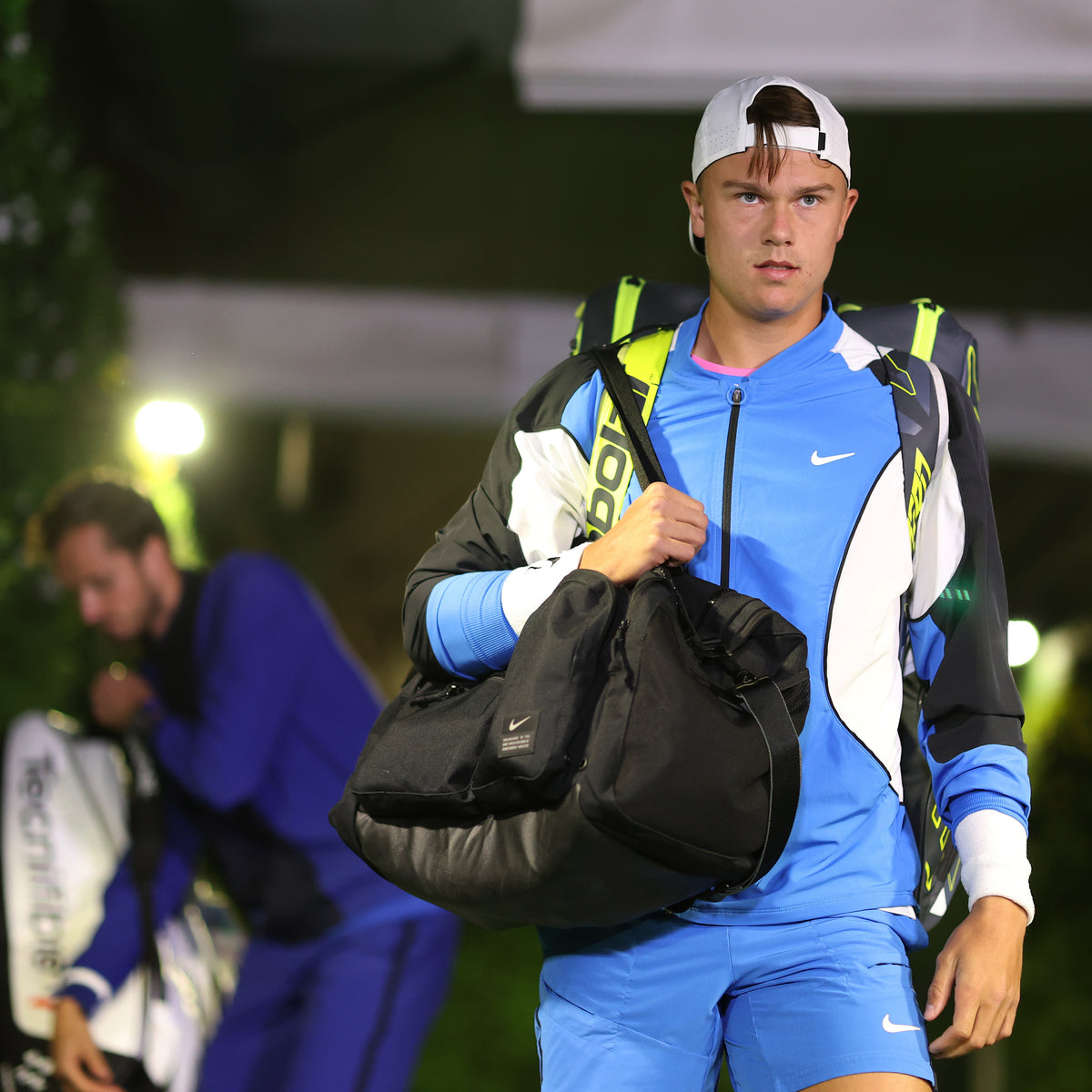 Signed drink bag, Black with Nike name tag, used at Indian wells and more