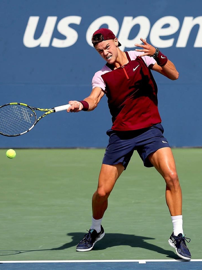 Signed match worn wristbands, burgundy red