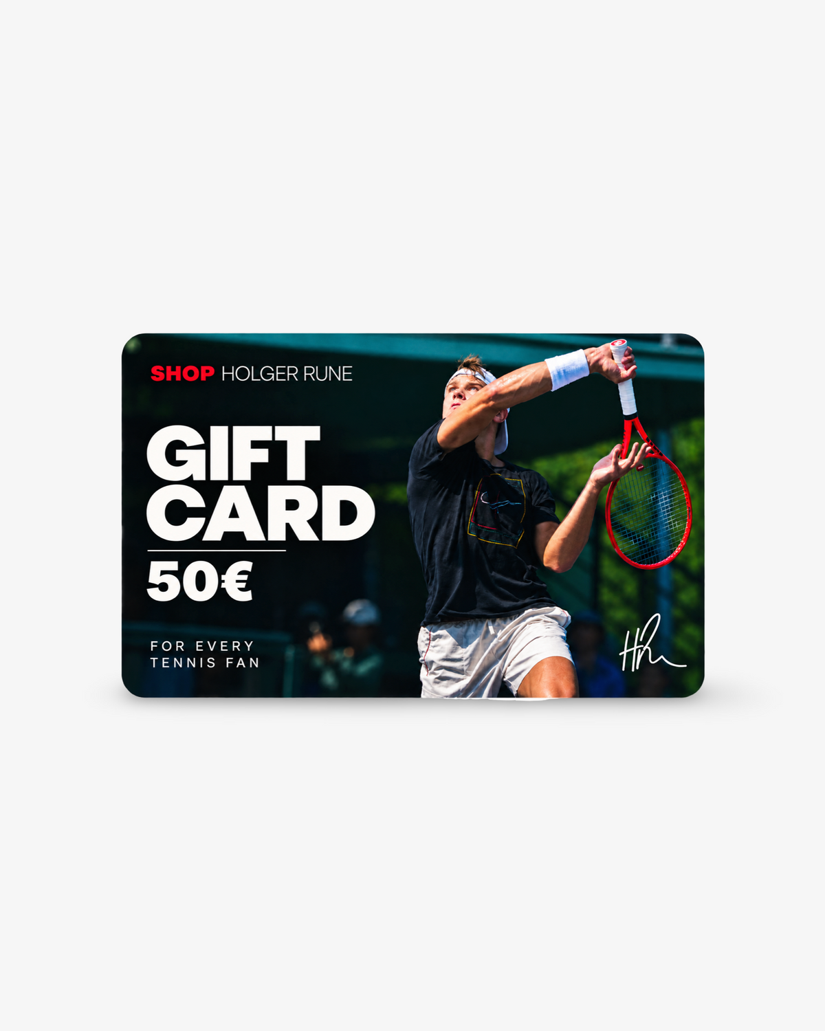 Shop Holger Rune Giftcard. The Perfect Gift for Every Tennis Fan