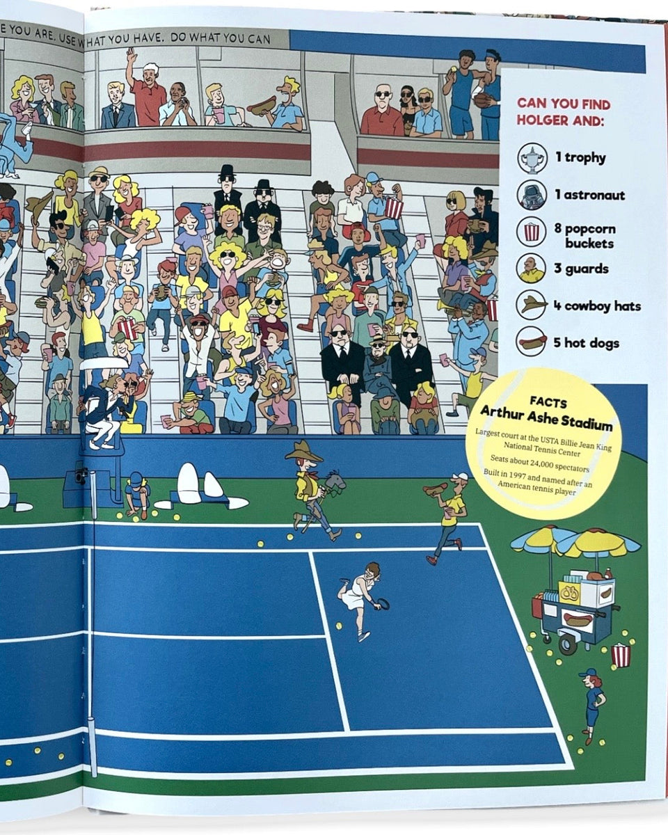 Where Is Holger Rune? Grand Slam Search & Find Book – English Edition