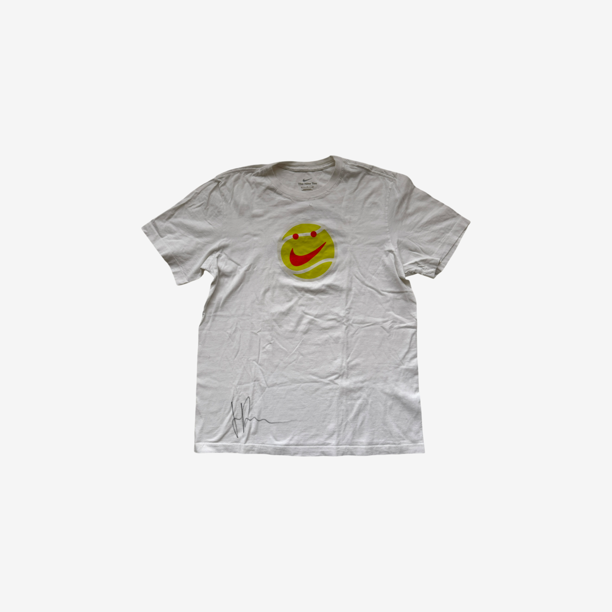 Signed and very used happy practice T-shirt