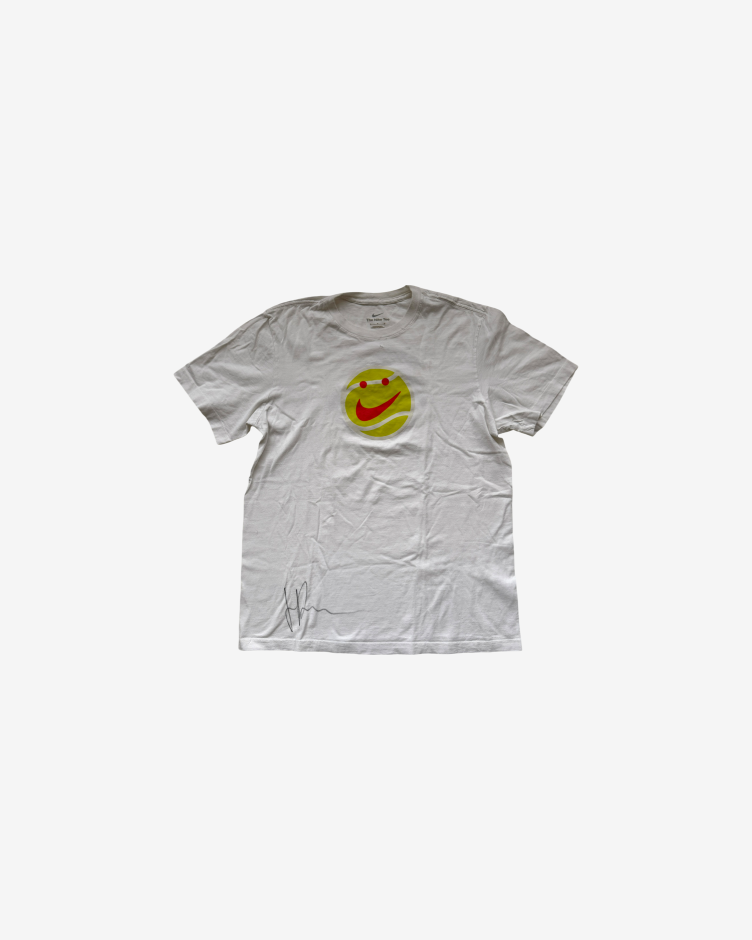 Signed and very used happy practice T-shirt