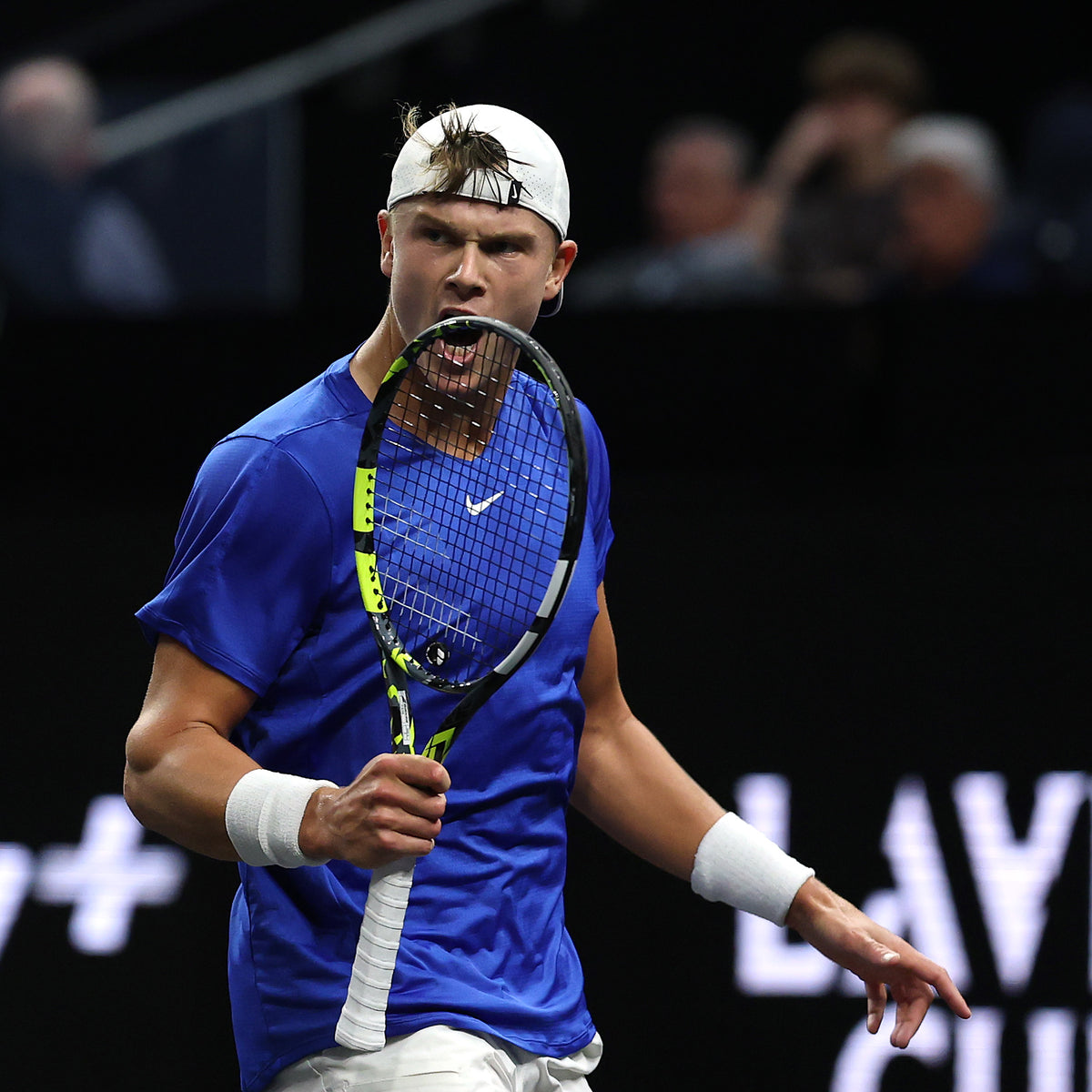 Signed Cap, match worn at Laver Cup #1