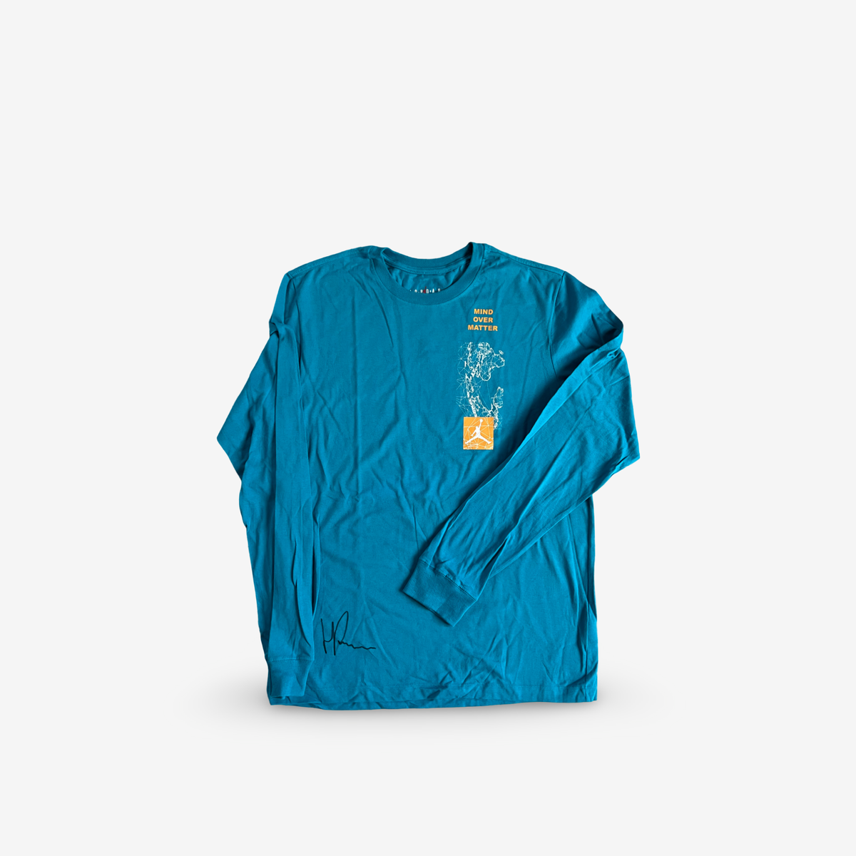 Jordan long sleeve blue , signed