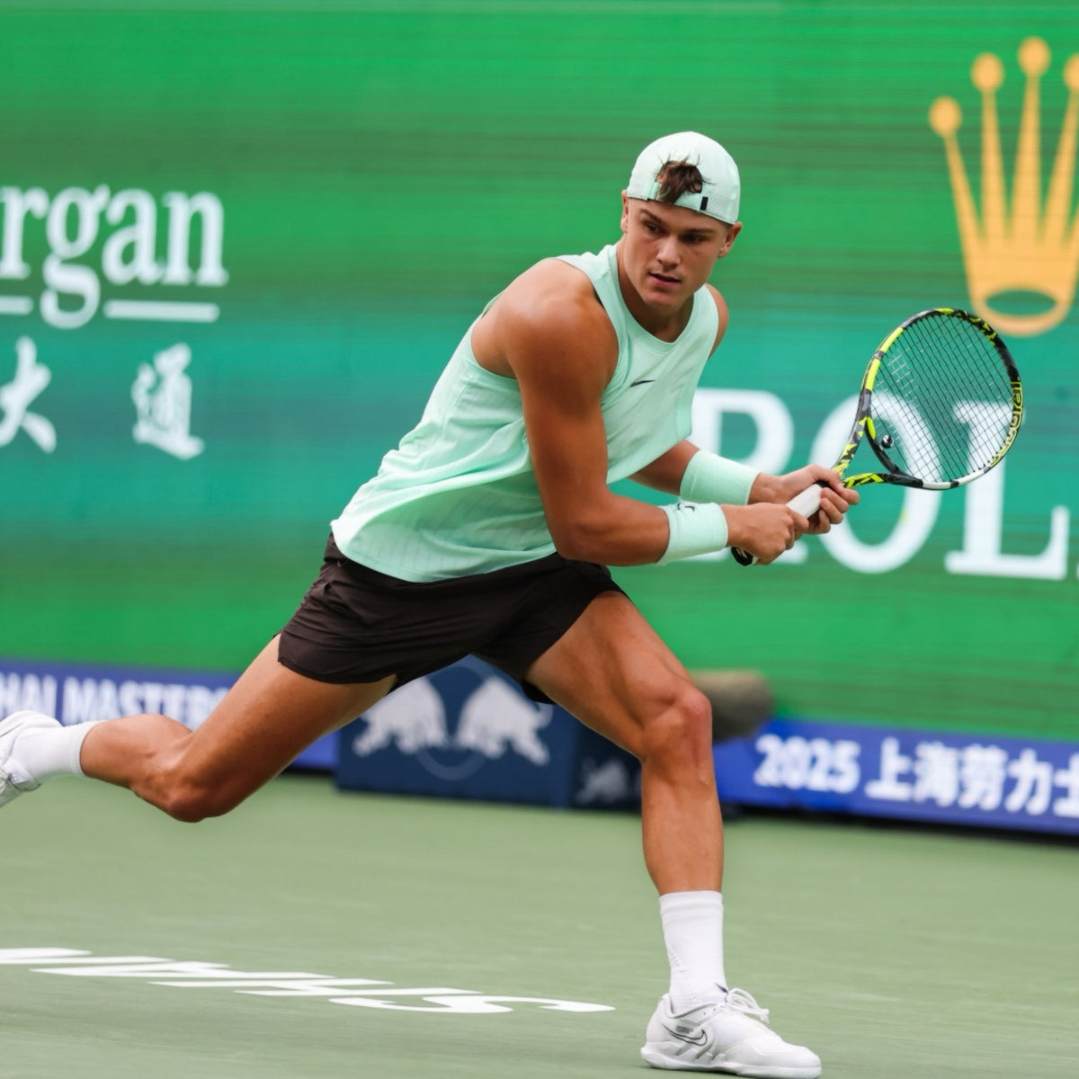 Signed af match used tennis shoes Vapor Pro