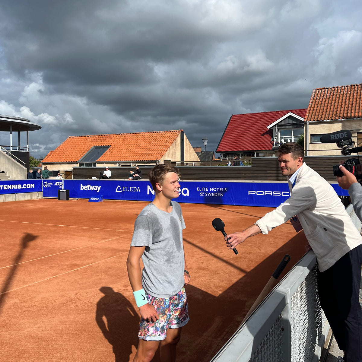 Signed practice shorts , Roland Garros collection