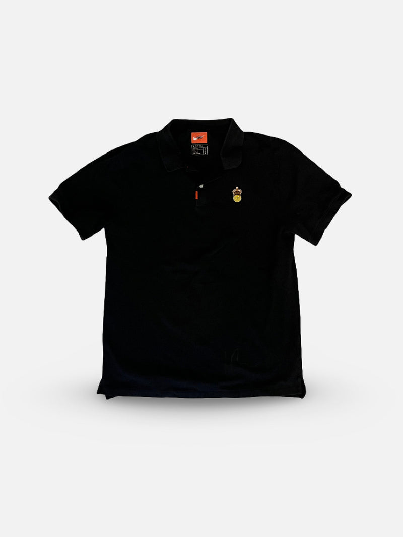 Signed Black Polo with unique Nike logo from Wimbledon collection