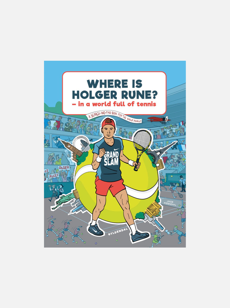 Unique tennis search and find Book - “Where is Holger Rune - in a world full of tennis”