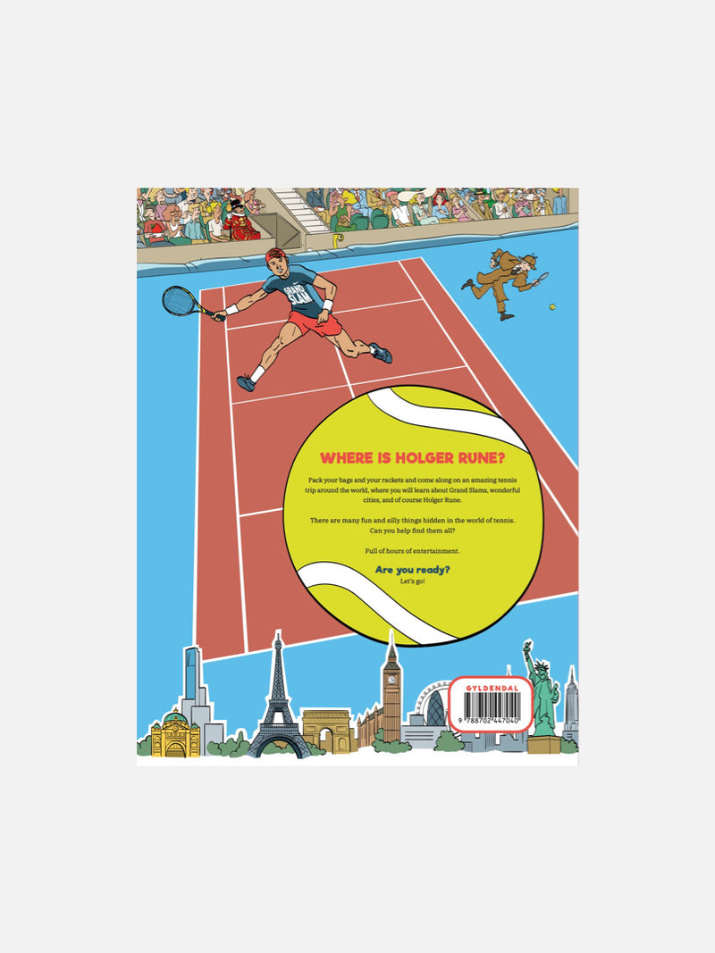 Unique tennis search and find Book - “Where is Holger Rune - in a world full of tennis”