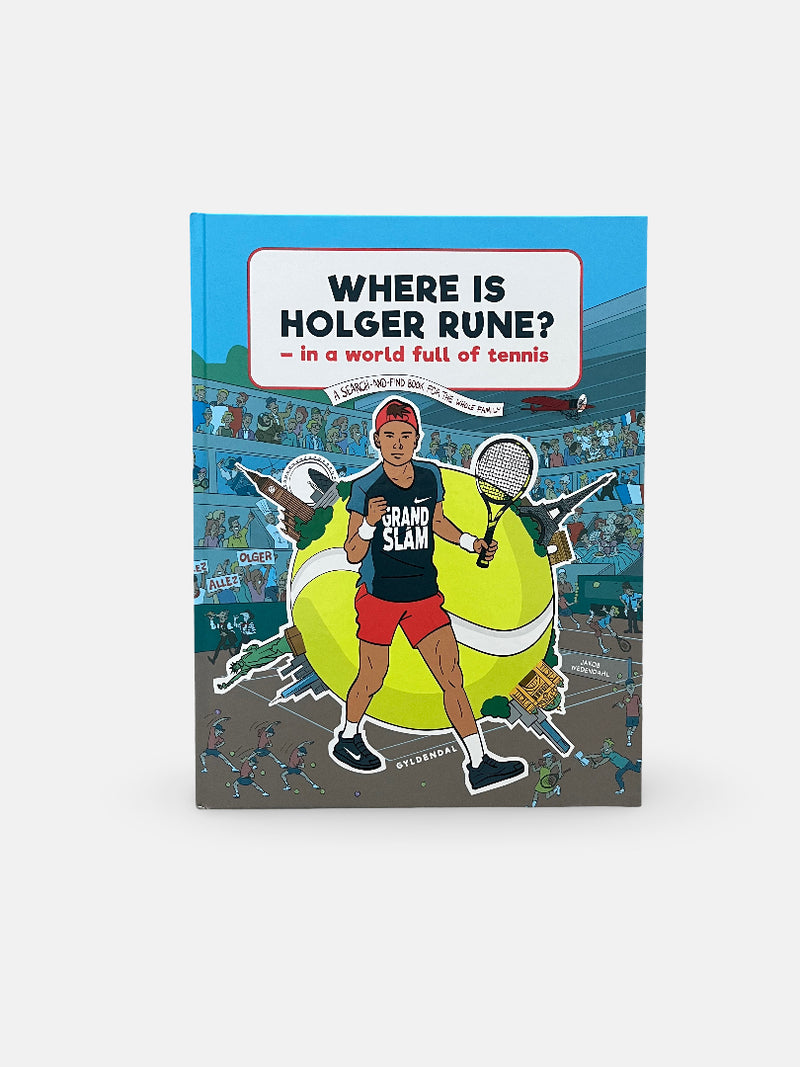 Unique offer. Signed cap used in match and Holgers “search and find” tennis book