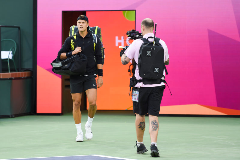 Signed drink bag, Black with Nike name tag, used at Indian wells and more