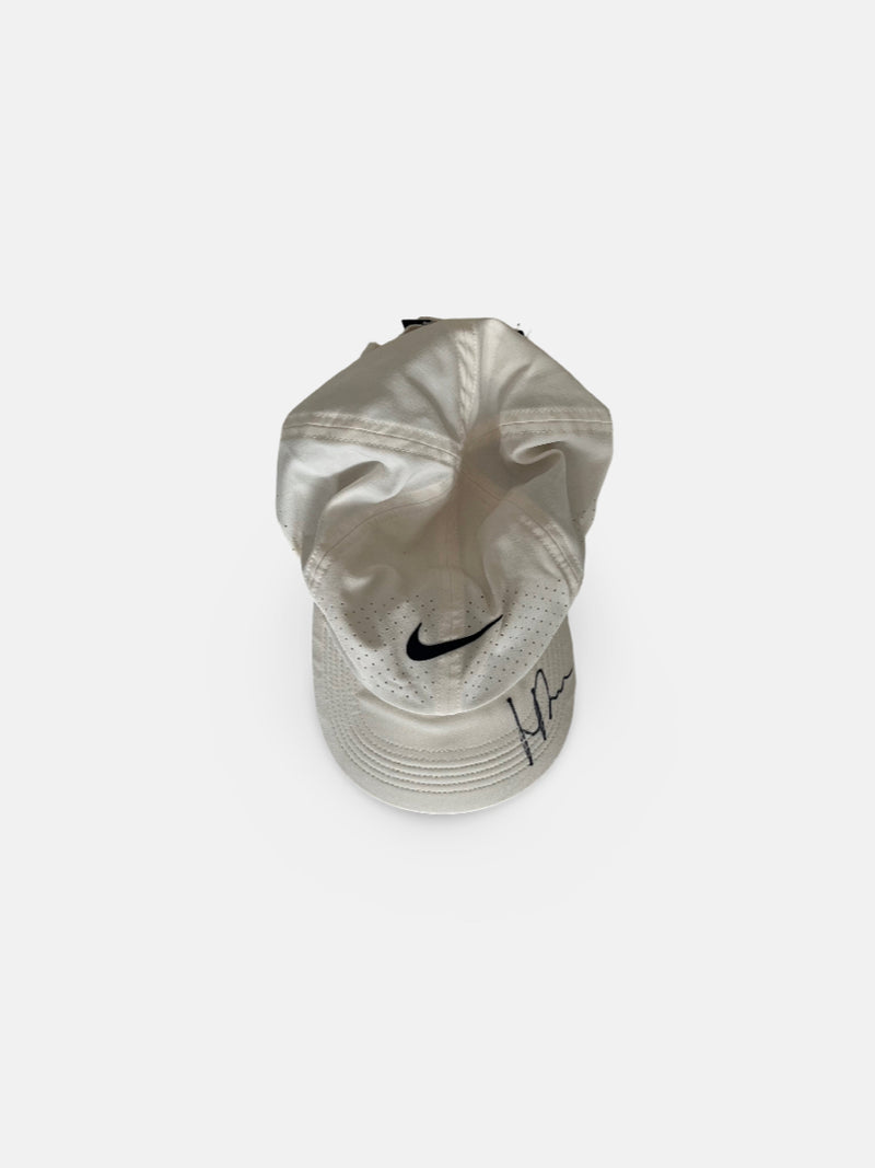 Signed Cap used in match  #2